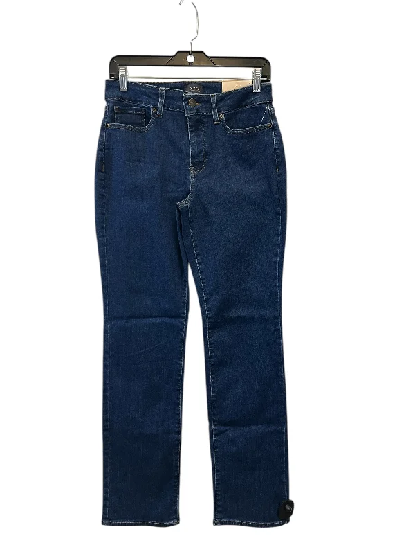 Comfortable Lifestyle Jeans Straight By Not Your Daughters Jeans In Blue Denim, Size: 8