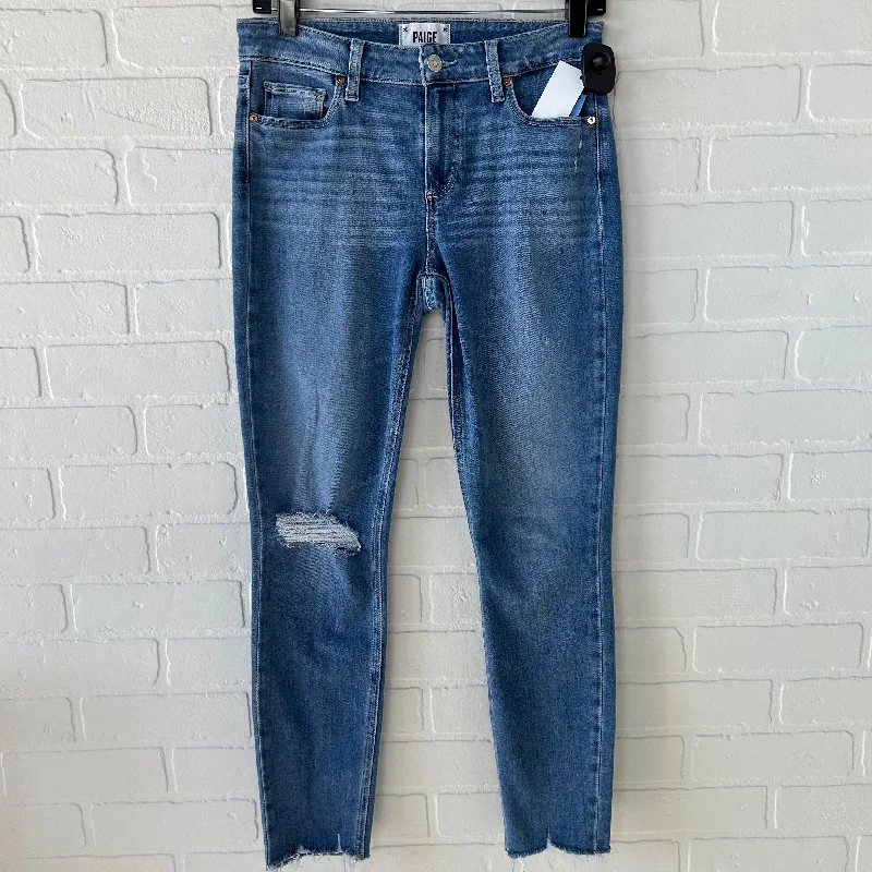 Fashionable Items Jeans Skinny By Paige In Blue Denim, Size: 6