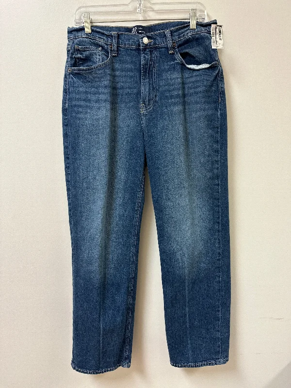French Retro Jeans Straight By Gap In Blue Denim, Size: 10