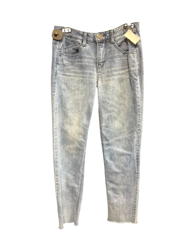 High-end Fabrics Jeans Straight By Wit & Wisdom In Blue, Size: 2