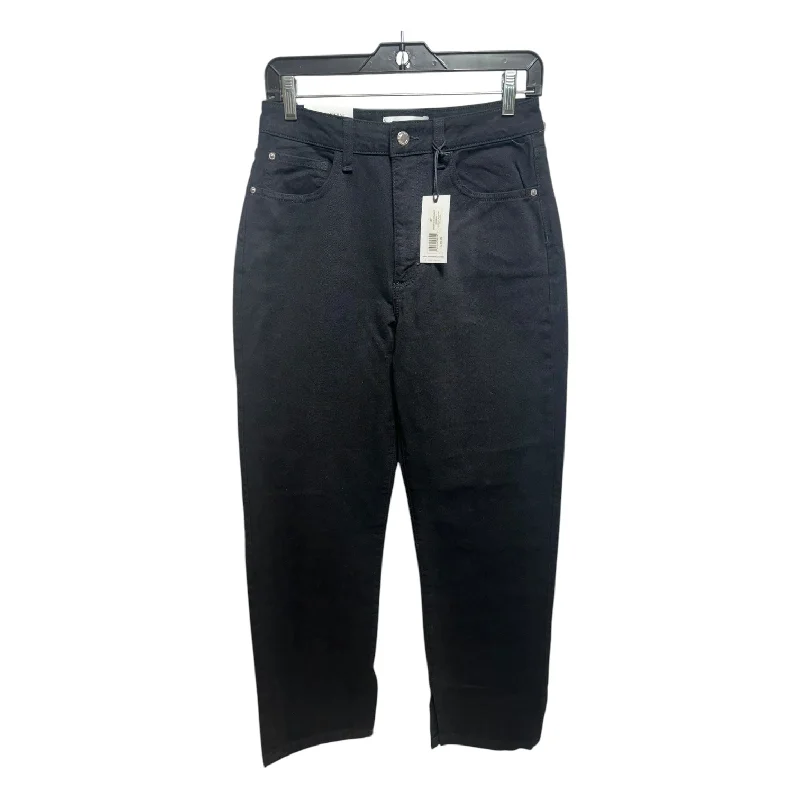 Cozy Essentials Wear Jeans Flared By Weworewhat In Black Denim, Size: 4