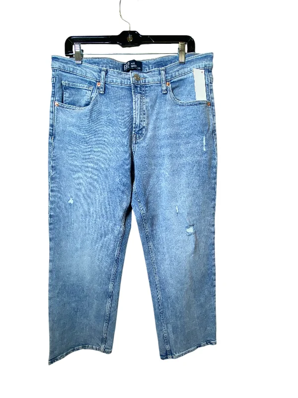 Customized Version Jeans Straight By Gap In Blue, Size: 12