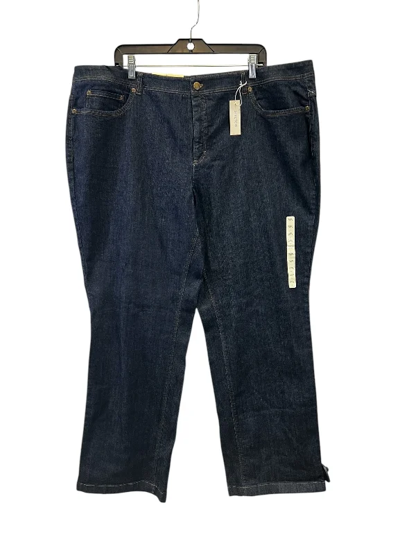 Simple Matching Jeans Boot Cut By Jones New York In Blue Denim, Size: 24