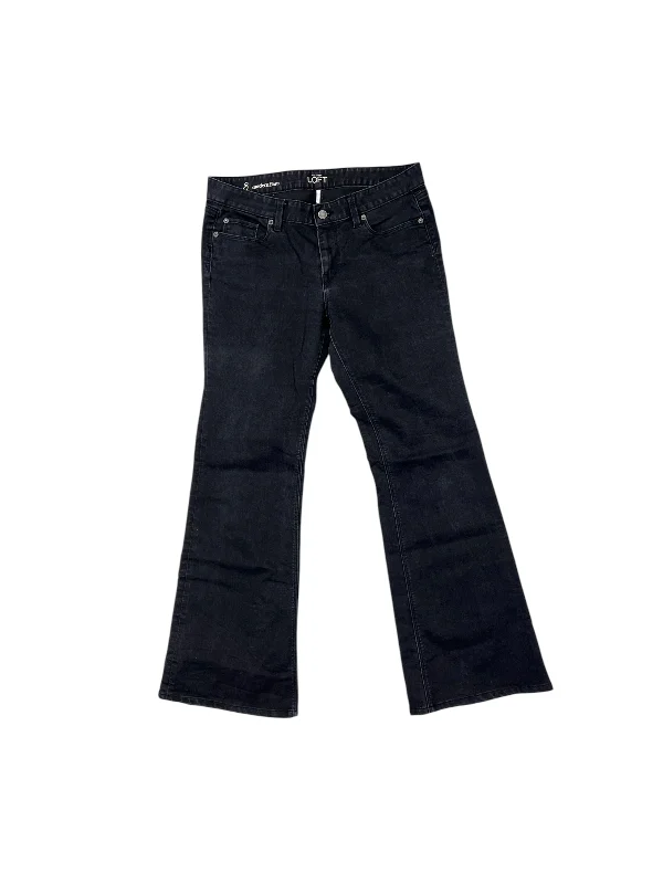 Celebrity Must-have Jeans Flared By Loft In Black, Size: 8