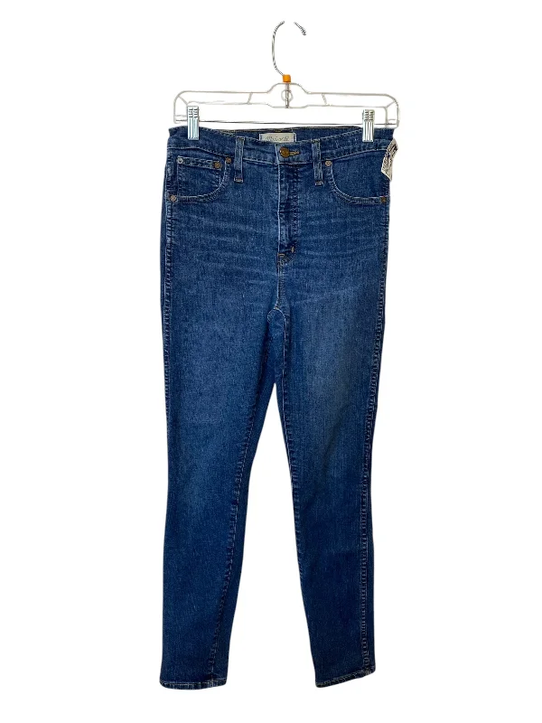Avant-garde Design Jeans Skinny By Madewell In Blue Denim, Size: 4