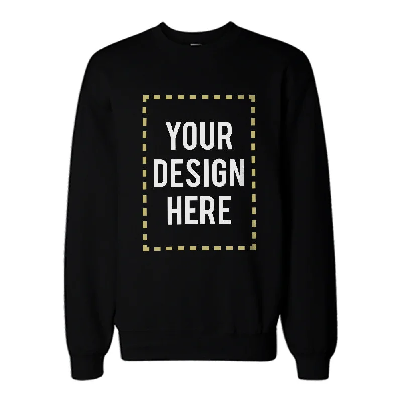 Relaxed Fashion Custom Print Sweatshirt Personalized Unisex Sweat Shirt Photo Print