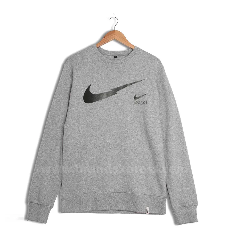 Everyday Comfort NK Vintage Black Logo Crew Neck Grey Sweatshirt 7965
