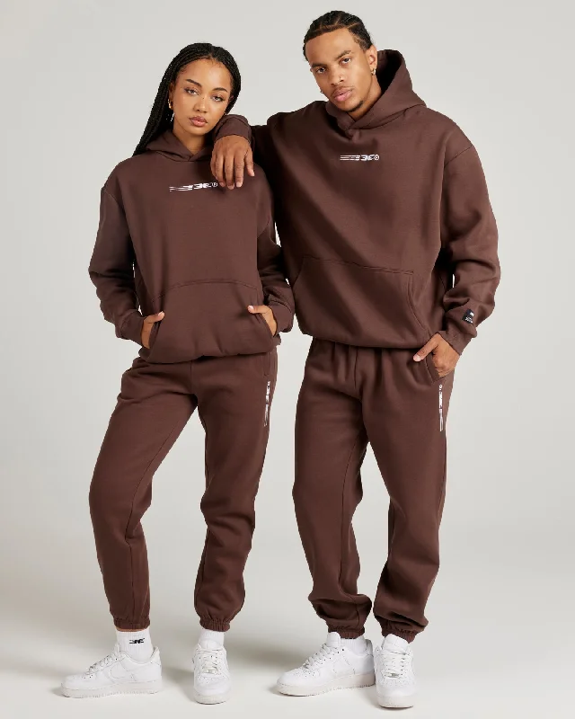 Comfy Chic Pursuit Hoodie - Brown