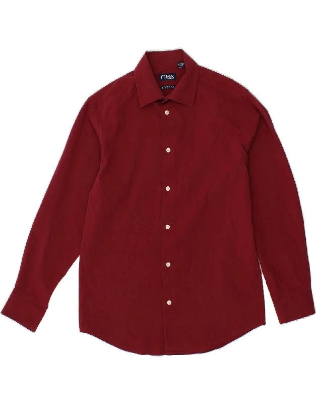 Simple Looks CHAPS Boys Stretch Shirt 14-15 Years Large  Red Cotton