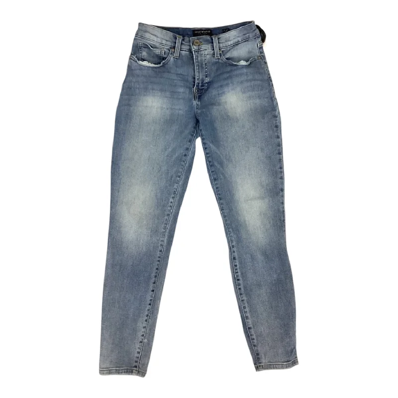 Sporty Wear Jeans Skinny By Lucky Brand In Animal Print, Size: 6