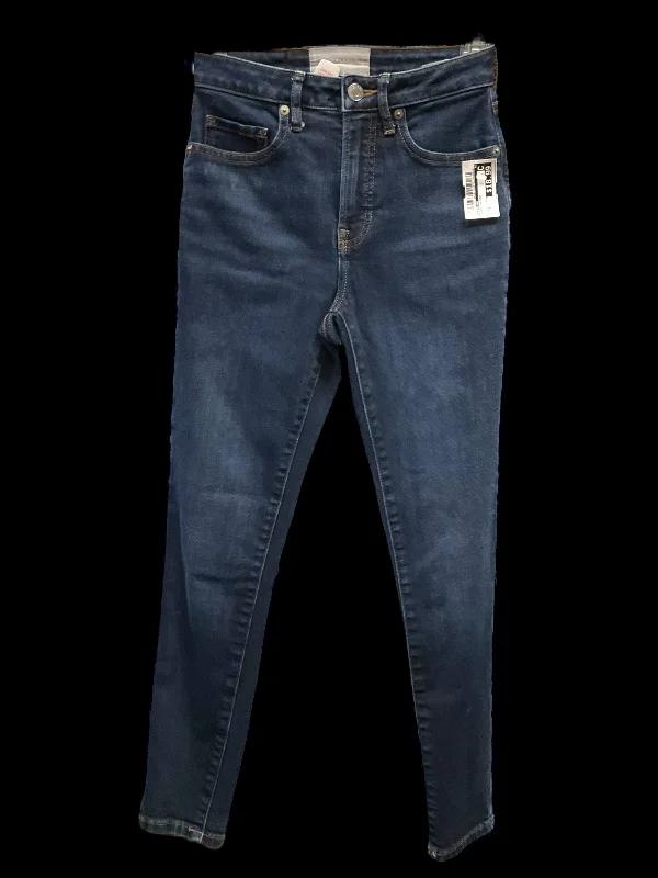 High-end Fashion Jeans Skinny By Everlane In Blue, Size: 2