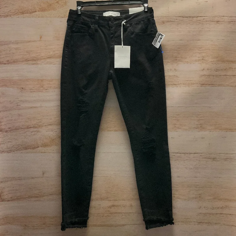 Warm Chic Outfits Jeans Skinny By Kancan In Black Denim, Size: 4
