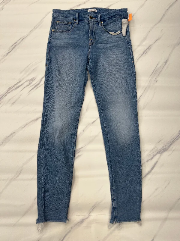 Outdoor Trend Jeans Skinny By Good American In Blue, Size: 8