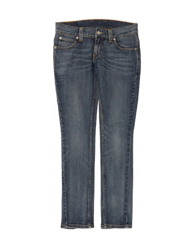 Soft Trends LEVI'S Mens 603 Skinny Jeans W29 L32 Navy Blue Cotton