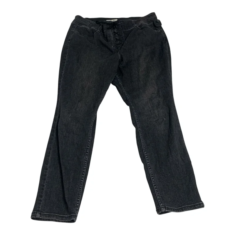 Youthful Street Fashion Jeans Straight By We The Free In Black Denim, Size: 20