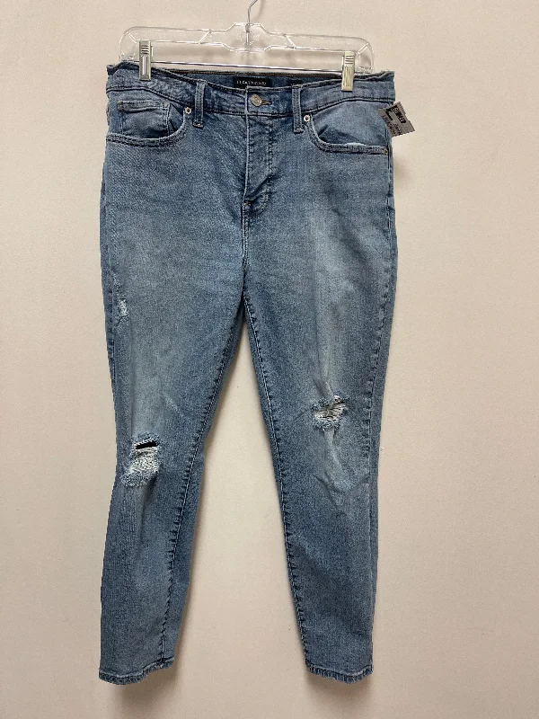 Dynamic Fashion Jeans Skinny By Lucky Brand In Blue Denim, Size: 12