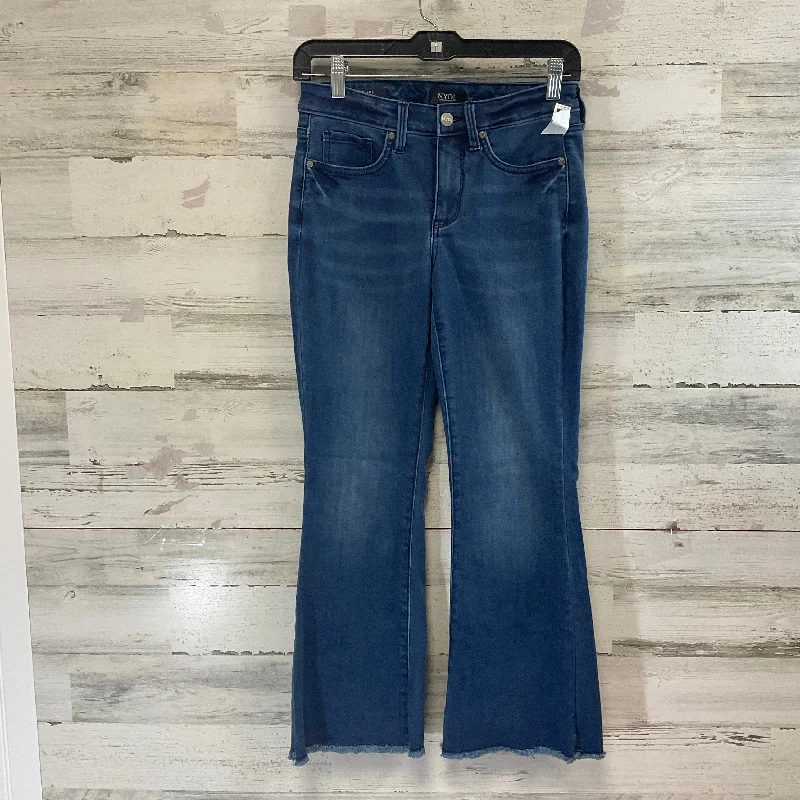 Fresh And Elegant Jeans Flared By Not Your Daughters Jeans In Blue Denim, Size: 00