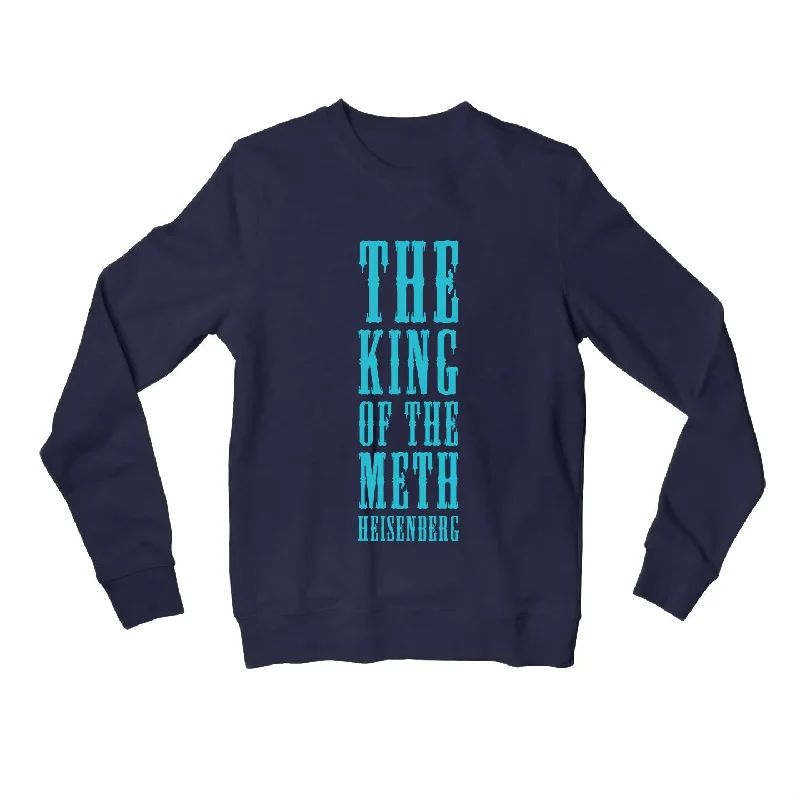 Comfortable Fitwear Breaking Bad Sweatshirt - The King Of The Blue Crystal