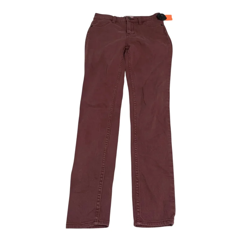 Versatile Items Jeans Skinny By Free People In Red Denim, Size: 2