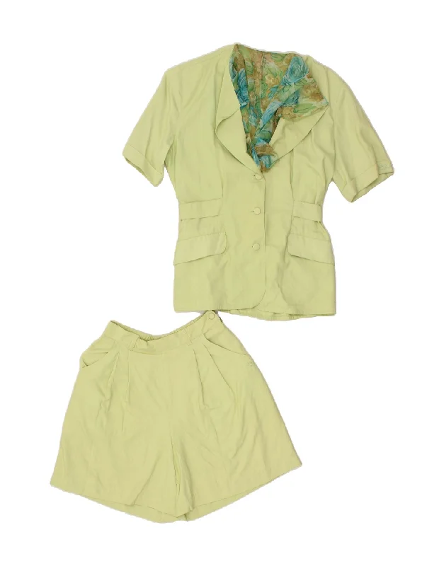 Minimal Style LAURA BIAGIOTTI Girls 3 Button 2 Piece Set 14-15 Years W24 Green Viscose