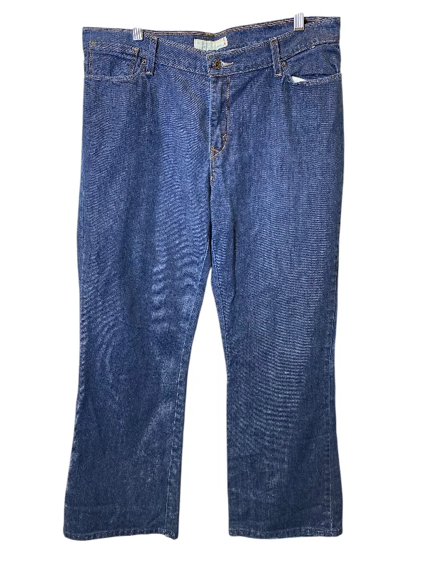 End Of The Year Jeans Wide Leg By Levis In Blue, Size: 16