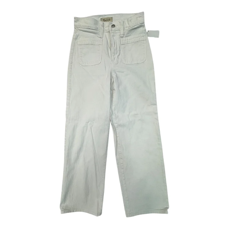 Light Layers Jeans Straight By Madewell In White, Size:2