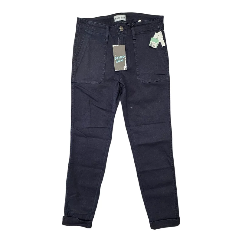 Breathable Style Jeans Skinny By STUDIO BLUE In Blue Denim, Size:6