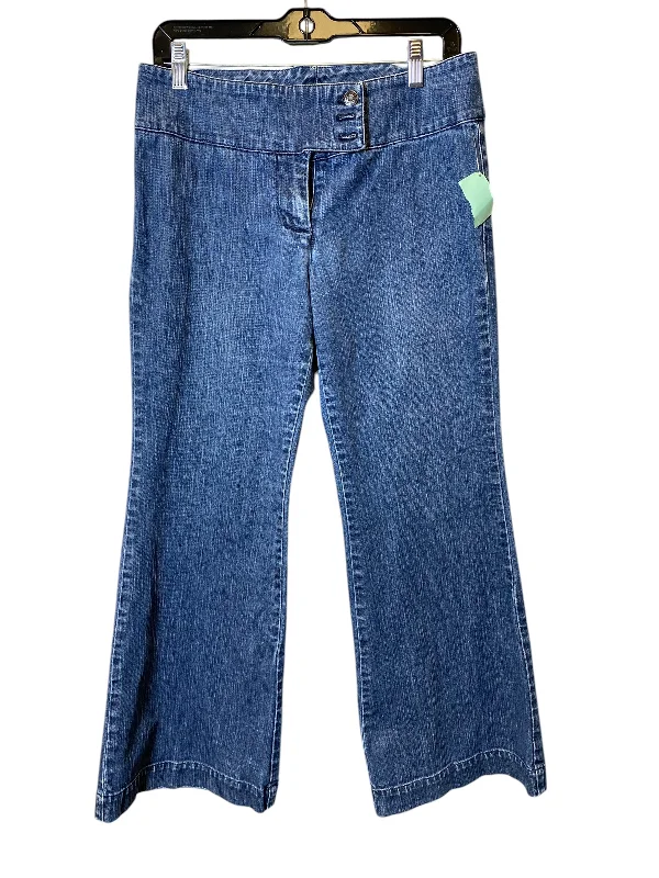 Playful Style Jeans Boot Cut By Clothes Mentor In Navy, Size: 10