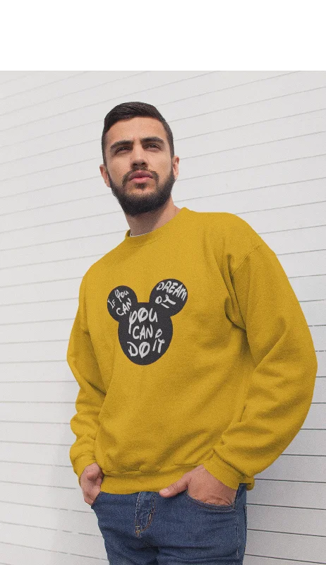 Fashion Comfort You Can Do It : Mickey Mouse - Winter Sweatshirts