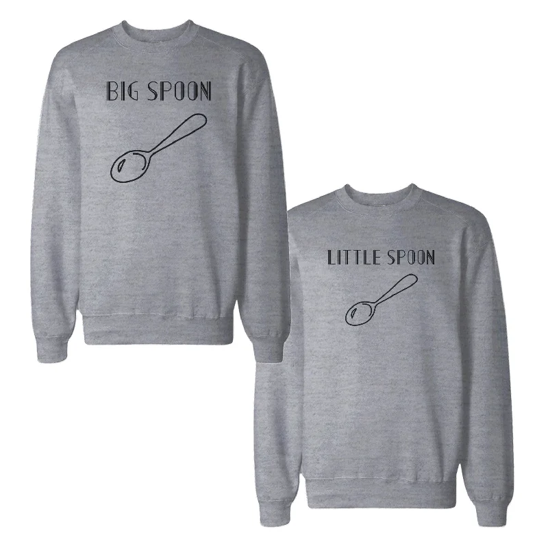 Cozy Fit Wear Big Spoon And Little Spoon Couple Sweatshirts Matching Sweat Shirts