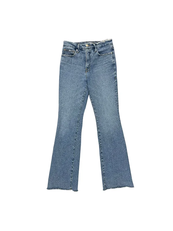 Trends Jeans Boot Cut By Good American In Blue Denim, Size: 6