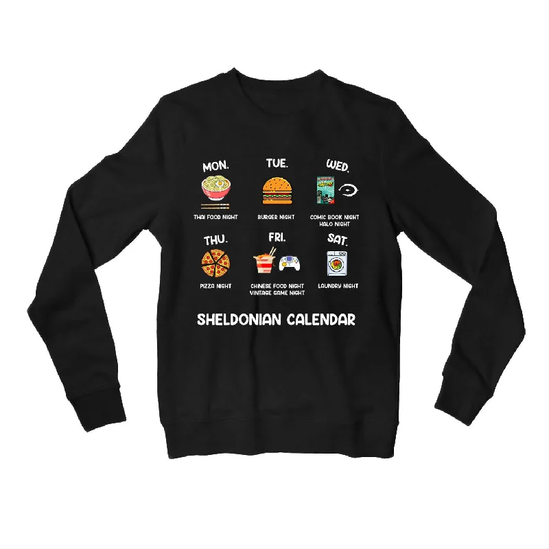 Comfy Pants The Big Bang Theory Sweatshirt - Sheldonian Calendar