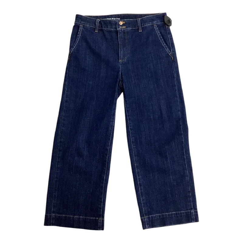 Versatile Itinerary Jeans Cropped By Talbots In Blue Denim, Size: 4