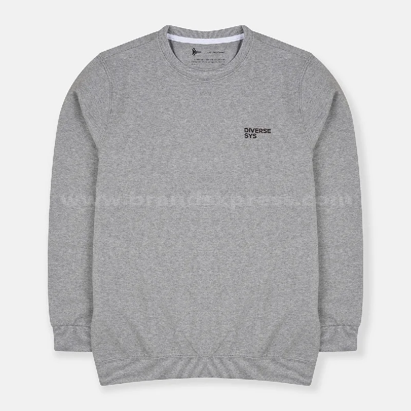 Warm Comfort DV Logo Grey Sweatshirt 8129