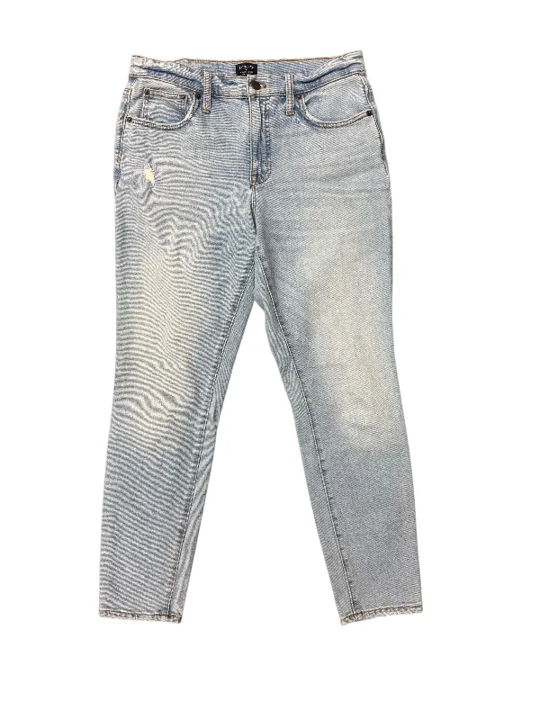 Light Layers Jeans Skinny By J. Crew In Blue Denim, Size: 8