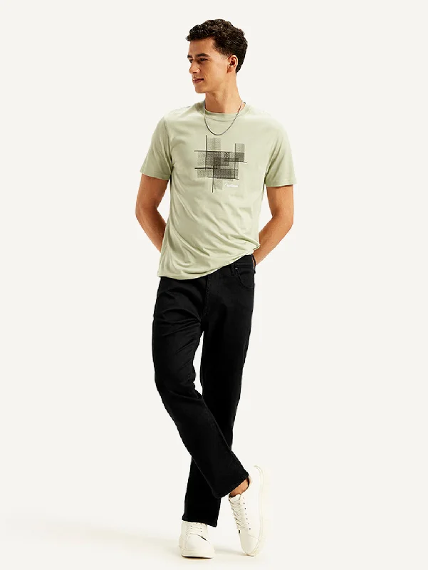 Relaxed Tops Men's 513 Slim Fit Black Jeans