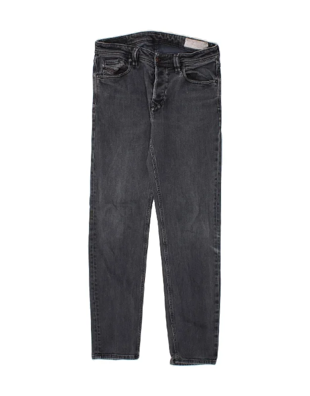 Playful Style DIESEL Mens Skinny Jeans W33 L33 Navy Blue Cotton