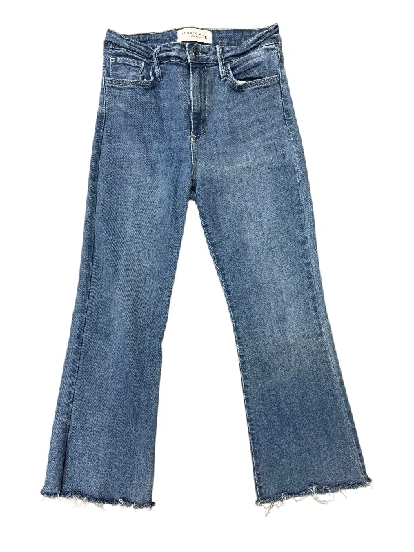 Elegant Casuals Jeans Boot Cut By Cmc In Blue Denim, Size: 4