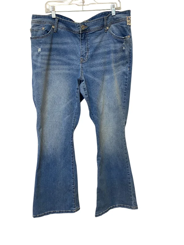 High-quality Fabrics Jeans Boot Cut By Torrid In Blue Denim, Size: 20