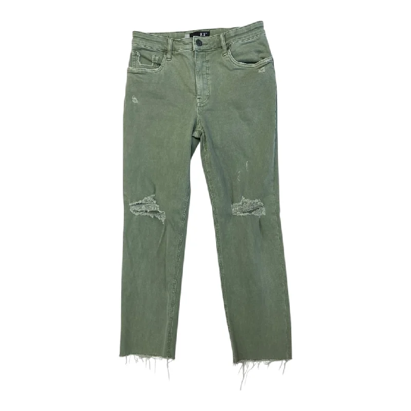 Light Dressing Jeans Straight By Kut In Green, Size:8