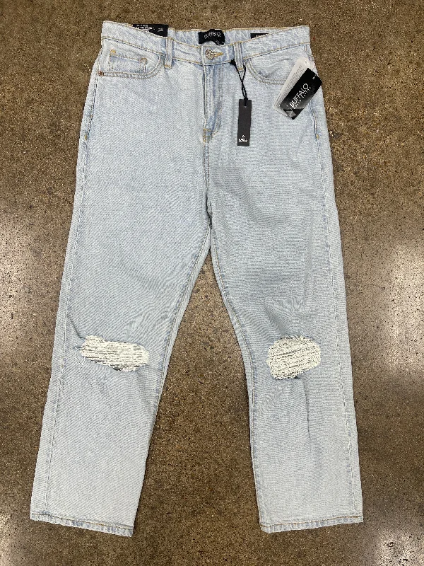 Must-have For Autumn And Winter Jeans Straight By Buffalo David Bitton In Blue Denim, Size:6