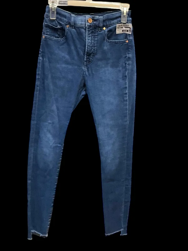 Exquisite Craftsmanship Jeans Skinny By Express In Blue Denim, Size: 2