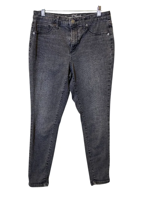 Girl Style Jeans Jeggings By Universal Thread In Grey, Size: 10