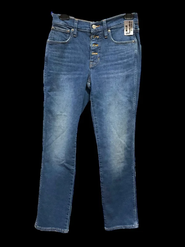 Fashion Classic Jeans Straight By J. Crew In Blue, Size: 2