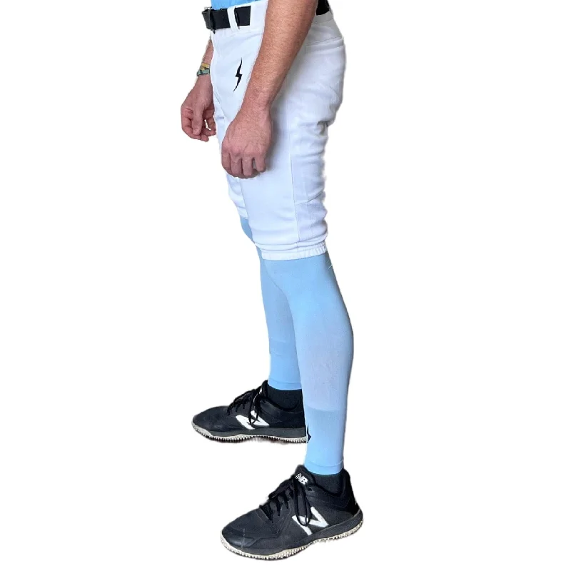 Relaxed Wear BRUCE BOLT Premium Pro Baseball Short - WHITE