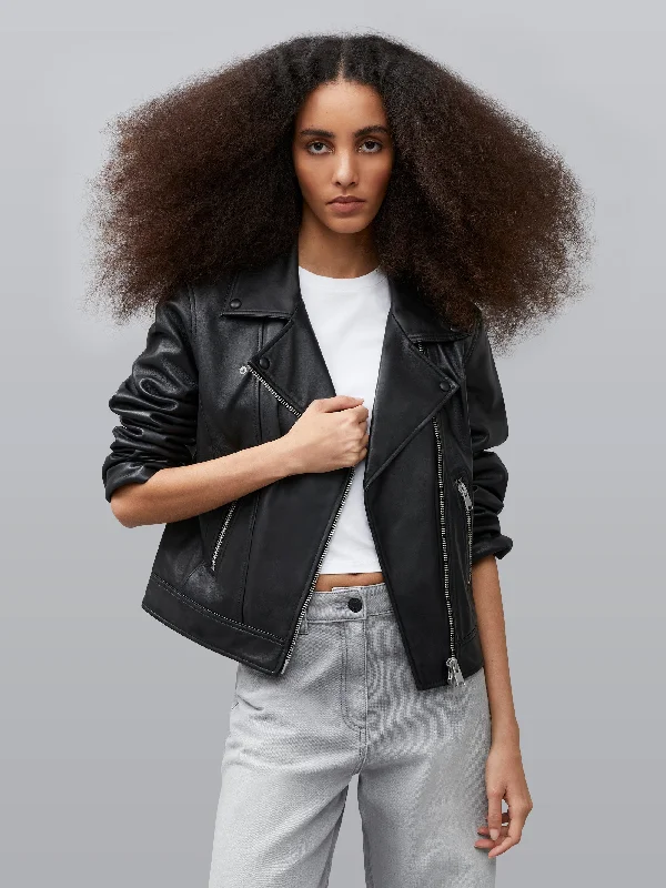 Trendy Looks Connie Leather Biker Jacket