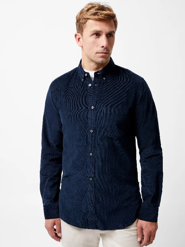 Soft And Comfortable Cord Long Sleeve Shirt