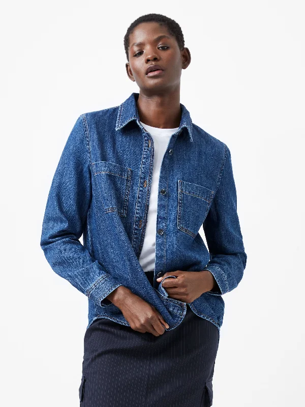 Romantic Data Finley Denim Long Sleeve Shirt