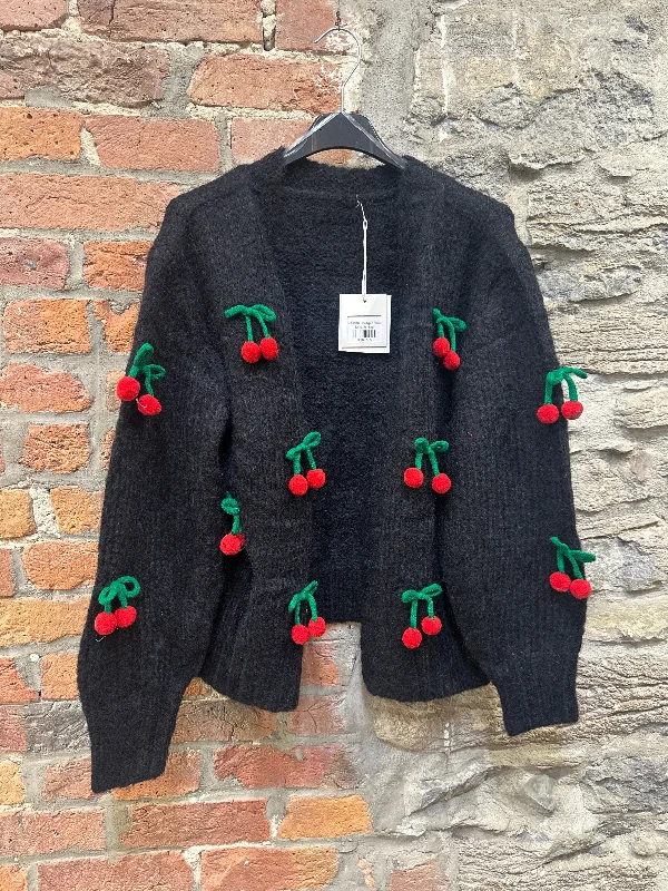 Soft Feel LS- 11016 Cardigan Cerises