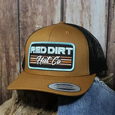 Smart Casuals Red Dirt Hat Co. "Between The Line" Hat in Caramel/Black